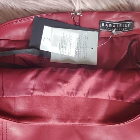 NWT BAGTELLE A-line mini skirt - Picture 3 of 6